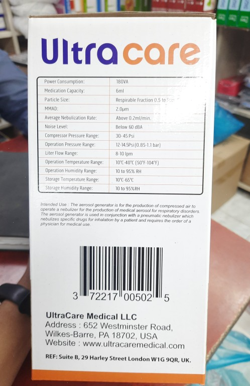 Ultra Care One button Compact Nebulizer Machine