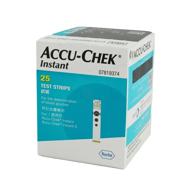 Accu-Chek Instant Blood Glucose Strip 25's Pack